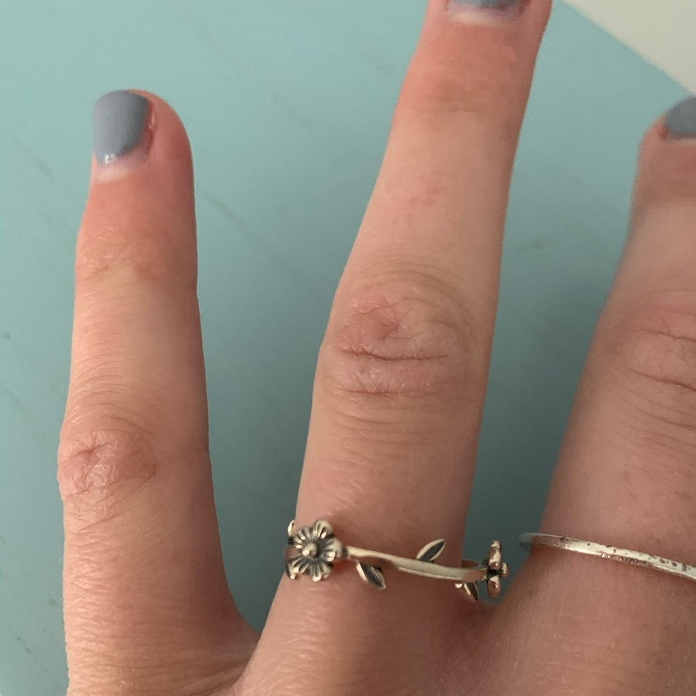 Flower Sterling Silver Ring